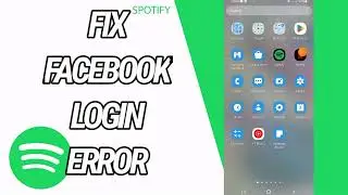 How To Fix And Solve Facebook Login Error On Spotify App