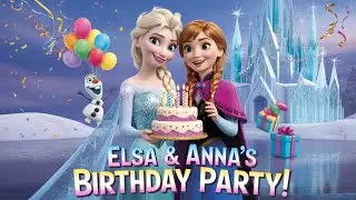 Волшебный день рождения Эльзы и Анны 🎂 | Песня-сюрприз для детей из мультфильма &laquo;Холодное сердце&raquo;