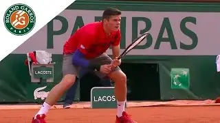 Novak Djokovic v Milos Raonic Highlights - Men's Quarterfinals 2014 - Roland-Garros