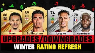 BIGGEST WINTER RATING UPGRADES & DOWNGRADES in FC 24! 😱🔥 ft. Bellingham, Sane, Antony...