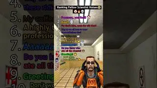 РЕЙТИНГ Фраз КОЛЛЕГИ-УЧЕНОГО  ! 🤓🤡🔥💀 / Half-Life