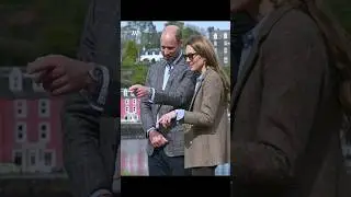 William and Catherine smelling natural soaps on the Isle of Mull.