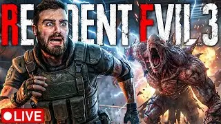 🔴LIVE - RESIDENT EVIL 3 FINALE + TROPHY CLEANUP