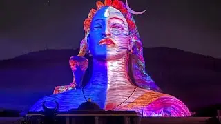 Adiyogi lightening show 