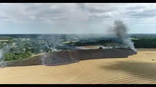 Edmondsham Crop Fire