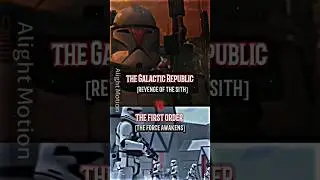 The Republic Vs The First Order #starwars #clonewars #mandalorian #youtubeshorts #explore #shorts