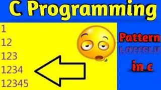 pattern programs in c|pattern programs in c using for loop||pattern program in c english|