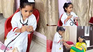 Darshika Ne Doctor 👩&zwj;⚕️ Bankar sabko Lagai Khujli Vali Injection 💉 🫣😝||@Darshikaandmamma