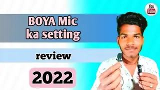 How to use boya Mic in mobile 2022 |open camera settings for boya Mic Boya Mic setting 2022#boyamic