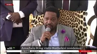 Prince Mangosuthu Buthelezi | AmaZulu King visits KwaPhindangene Royal residence