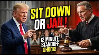 Judge Orders Trump SIT DOWN OR GO TO JAIL - 12 Minute Standoff Shocks Courtroom