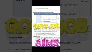 AIIMS Nurse Tutor / Clinical Instructor Vacancy 2026 OUT | Direct Recruitment | Apply Online