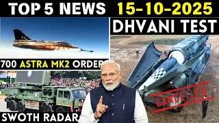 Dhvani Hypersonic Test | 220Km Astra MK2 | SWOTH Radar | All-Electric FRCV Gun @defensescope