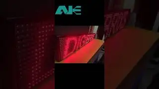 P10 LED DISPLAY RED SINGLE COLOR