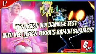 Тест урона Neo Vision Vivi с помощью Ramuh Summon Final Fantasy Brave Exvius от NV Terra | FFBE JP