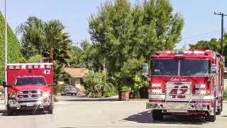 Culver City Fire Dept. Engine 42 & Rescue 43