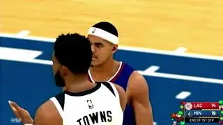 NBA 2K19 Тимбервулвз против Клипперс