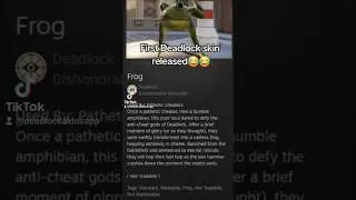 First Deadlock skin finally released😂 #deadlock #frog #cheaters