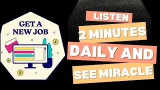 Just 2 minutes a day can create miracles in your career!  POWERFULL JOB AFFIRMATIONS - Resham Kamboj