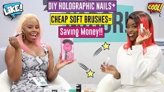 DIY Holographic Nail Polish + Cheap, Soft Makeup Brushes | Ruby Kisses & SM Beauty | Beauty Review