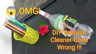 🧹 DIY Mini Vacuum Cleaner: Simple Science Project for School!