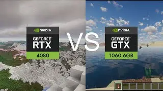 VOXY MOD RTX 4080 4K 90 FPS против GTX 1060 720P 40 FPS
