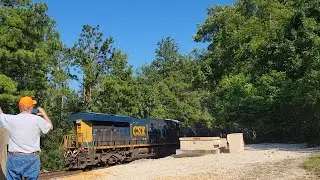 CSX L674 (pensacola to mobile turn) flomaton Alabama college st 9-4-25 