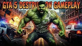 GTA 5 Full Chaos and Destruction Gameplay live Hulk Part-13 #live #livestream #shortsfeed #gaming