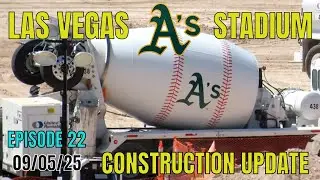 Las Vegas Athletics Stadium Construction Update 09 05 2025