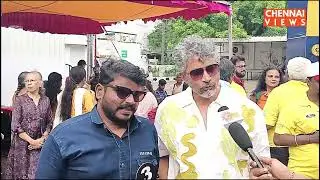 Actress Poornima bhagyaraj ,Director cum actor karthik Ford Brailles On Wheels 