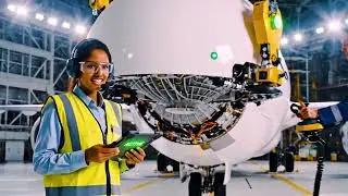 How a Futuristic Jet Is Built Inside an AI Factory ✈️ | Future FactoryX Sky-Liner