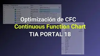 8. Optimizaci&oacute;n secuencia de ejecuci&oacute;n, Ciclos de interrupci&oacute;n CFC  | Curso CFC en TIA Portal V18