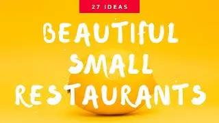 🔴 Small Restaurant Design Ideas