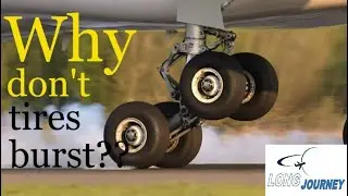why don't plane tyre burst ?