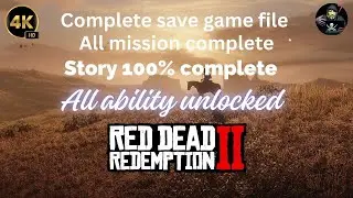 🔴 How to Install 100% Save Game File in Red Dead Redemption 2 | Full Guide (2025) @modsgamer77