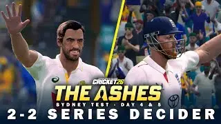 THE EPIC FINALE - The Ashes - 5th Test Day 4 & 5 | Cricket 26