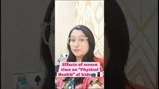 Effects Of Screen Time In Kids📺📱❗️#youtubeshorts #shorts #drrashmi #screentime #childcaretips