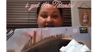i got the Titanic model i wanted!!! Christmas haul pt. 1