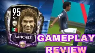 95 ICON SANCHEZ FULL GAMEPLAY REVIEW! | BEST ST IN FIFA MOBILE 20?!