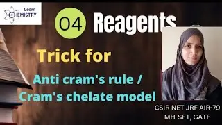 Trick for Anti Cram's rule/ Cram's chelate model/ reagents/ organic chemistry.