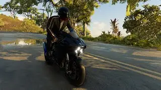 Ultra Realistic Ride on a Kawasaki Ninja H2 through Mountain Roads | The Crew Motorfest