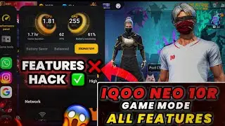 IQOO NEO 10R 📱 GAMING MODE🤯 Explained& FREE FIRE Fix Lag Problem 😱| Esports Mode, MonsterMode 😈