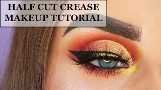 Orange & Gold Cut Crease Tutorial | James Charles x Morphe Palette