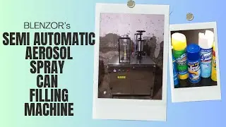 Semi Automatic Aerosol Propellant Spray Can Packing Machine