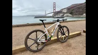 MTB / Gravel Ride Marin Headlands, Golden Gate Recreational, on Pinarello Dogma XC Hardtail 9-27-25