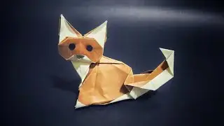 HOW TO MAKE ORIGAMI CAT -  082 16 JUNE 2020