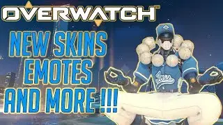 Overwatch Summer Games 2018 All Cosmetic Items (Kingpyro44 reacts)