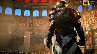 GLADIATOR ARENA MASSACRE - Assassin's Creed ORIGINS Brutal Combat Gameplay 4K UHD