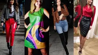 different types shiny latex leather outfits for women & girls #fashion #girlsfashion #trendy #latex