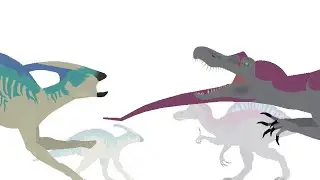 Dinosaur king Spiny Vs Paris roar-off #gojirexstk